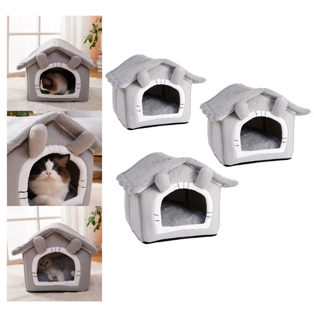 Pet Bed House for Small Medium Large Dogs Cats Winter Warm Cozy Nest Soft