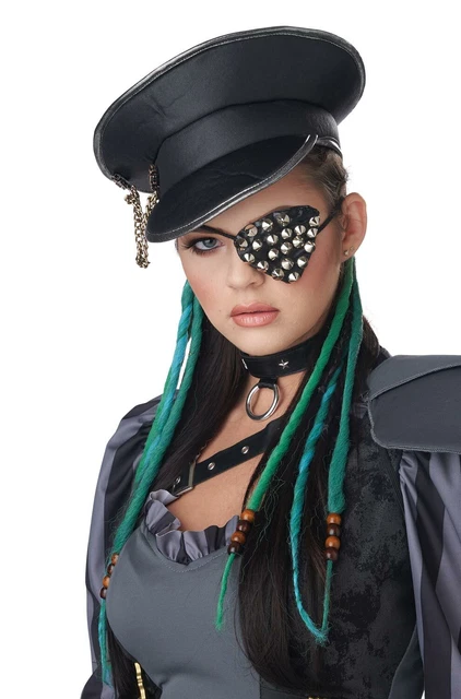 Steampunk Mermaid Clip-In Dreads (Blue)