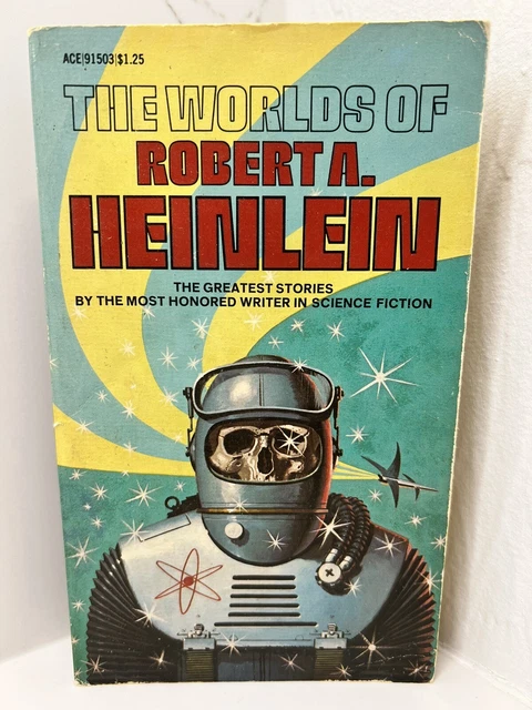 THE WORLDS OF Robert A Heinlein (1966) Vintage Sci-Fi Paperback £14.19 ...