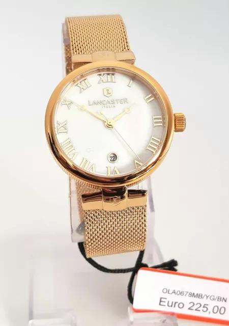 Montre Femme Lancaster Chimaera italia Cadran en Nacre et or jaune.225,00€ NEUF