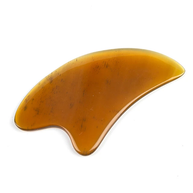 Thick OX Horn Guasha Board Face Massager  Therapy Scraper Massage To#w#