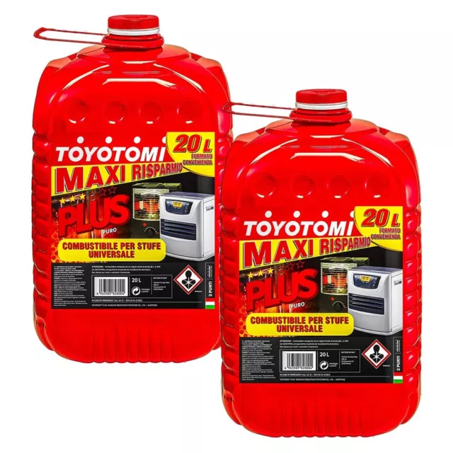 TOYOTOMI TANICA PLUS 20 Lt Combustibile Per Stufe (Confezione da 2) EUR  152,44 - PicClick IT