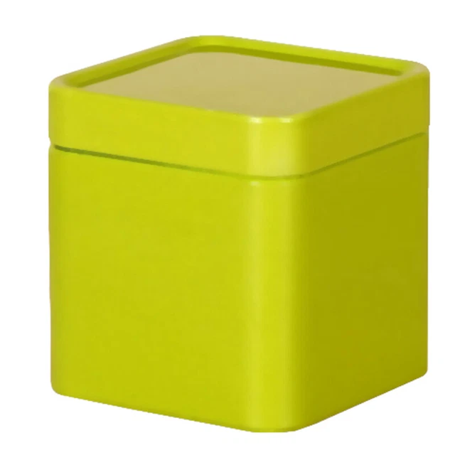 Scatola di imballaggio tè verde tè nero sigillata fiori lattine tè caramelle quadrate Le