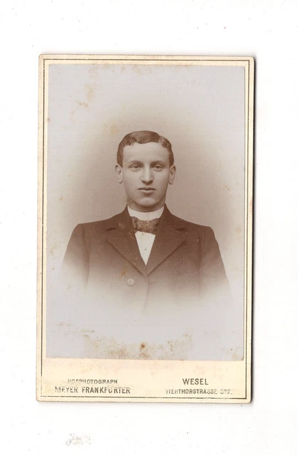 CDV Foto Herrenportrait - Wesel 1890er