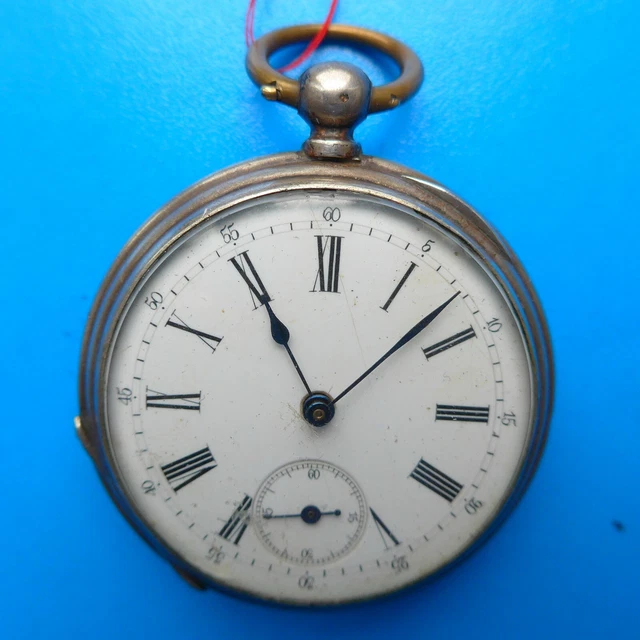 Uomo Tasca ,Zylindergang,Silber-0,800,Piccolo Difetti,Buona Termica,ca.1900