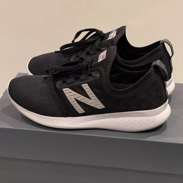 New Balance FuelCore Coast V4 Running Shoe Black White US7 EU37.5 UK5 CM 24