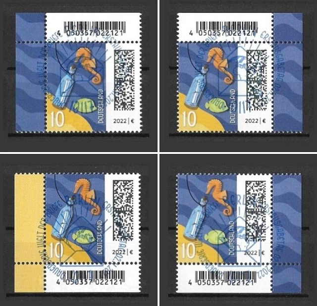 Bund Mi.Nr. 3723 (2022) gestempelt Berlin/Welt der Briefe (XI) (Auswahl)