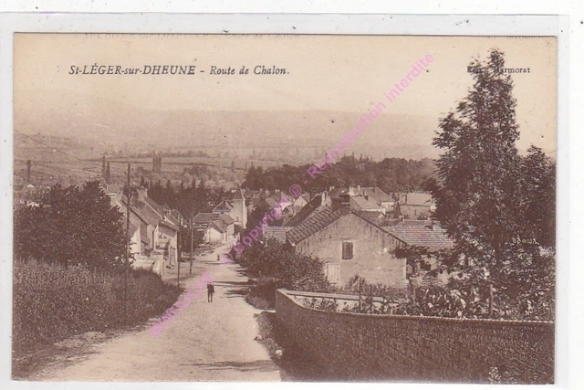 CPA 71510 St Light On Dheune Road Chalon EDT Marmorat