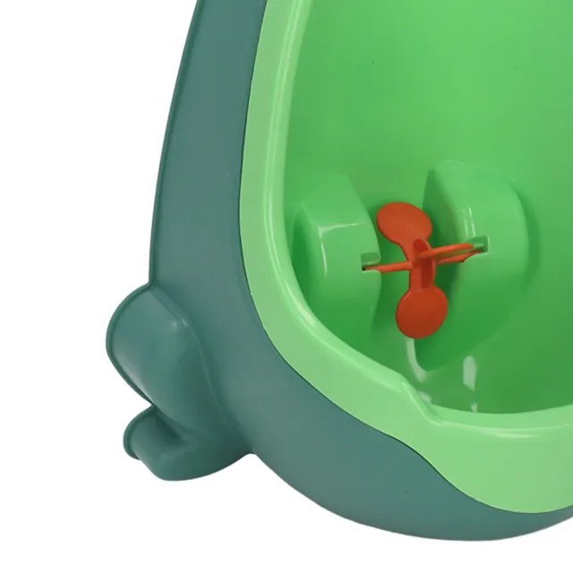 (Green)Children Urinal Plastic Cute Animal Boys Pee Potty Training Urinal