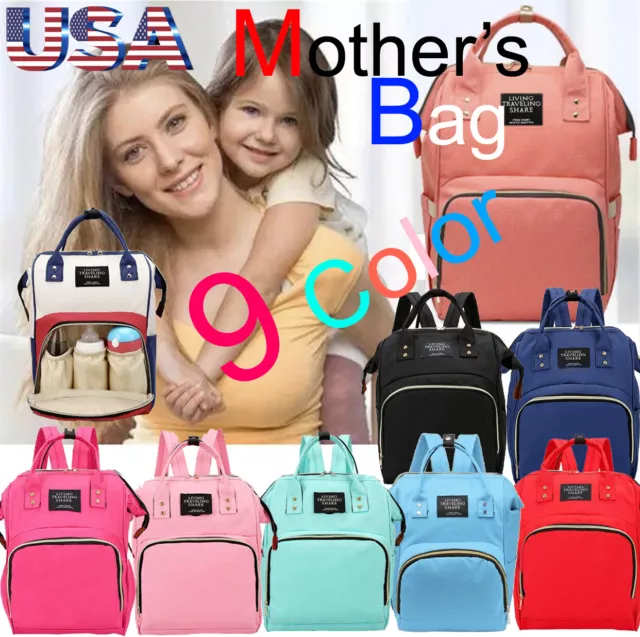 Living Traveling Share Baby Diaper Bag Multi-Function Waterproof Backpack Nappy