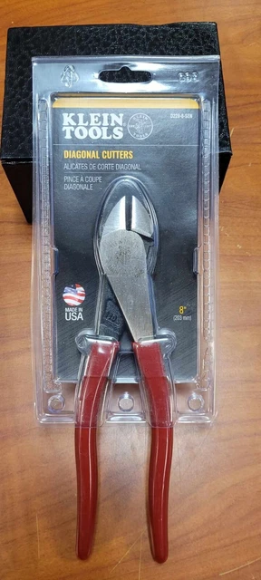 Brand New! Klein Tools D228-8-SEN 8 inch High Leverage Diagonal Cutting Pliers