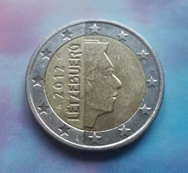 2 Euro Münze LUXEMBURG 2012   Motiv:  Großherzog Henri 1.  **FAST UNZIRKULIERT**