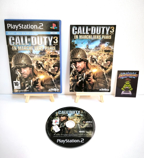 Call of duty 3 en marche vers paris jeu ps2 console playstat à Norville