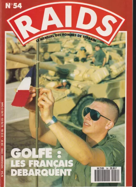 RAIDS N°54 ARMEE RDA / 6e REG ETRANGER GENIE / FRONT POLISARIO / FR DEBARQ GOLFE