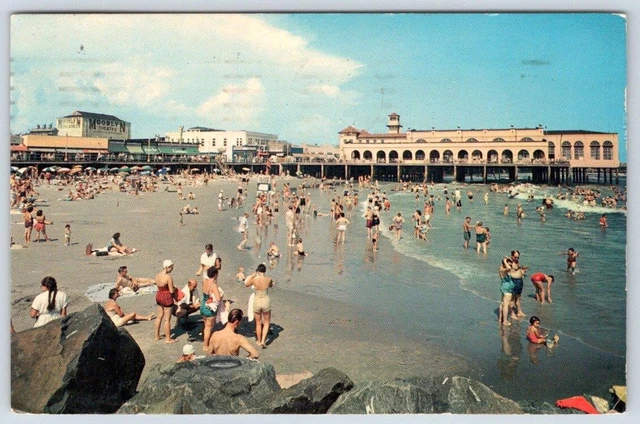 1965 Enjoying Sand & Surf In Ocean City New Jersey*Nj*Pray For Peace Cancel