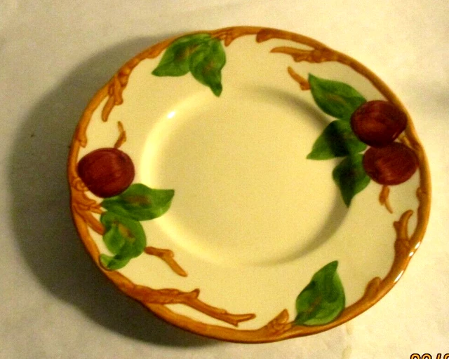 FRANCISCAN APPLE Usa 1/4 Bread Plates All Unused In Perfect - Main Image