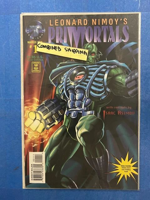 Primortals #1 TEKNO COMIX Comics 1995 direct| Combined Shipping B&B