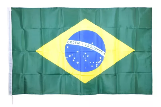 BANDIERA BANDEIRA BRASIL TIFO VERDEORO NAZIONALE PELE' NEYMAR SELECAO cm90x150