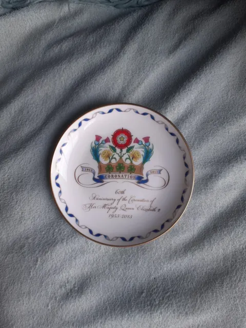 Fortnum And Mason 60th Anniversary Plate Of The Coronation Of Queen Elizabeth II