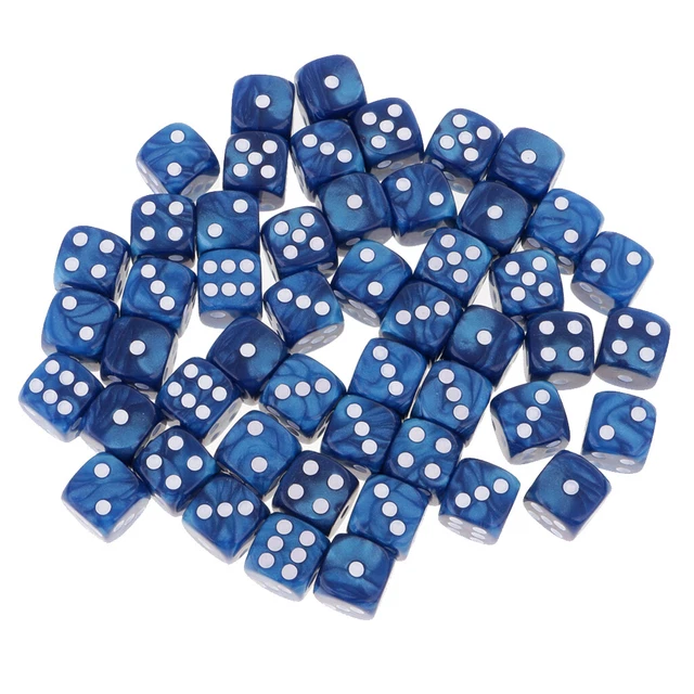 10 Acryl D6-Würfel 16 Mm – Doppelfarbig Rot/schwarz, Für RPG, DND, MTG & Brettspiele