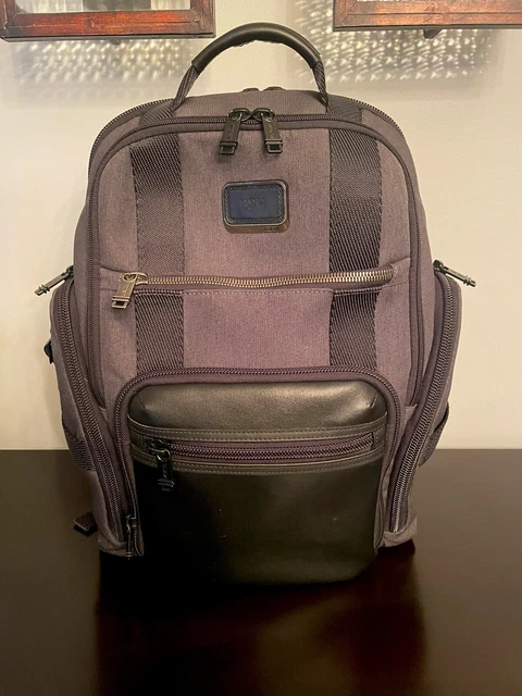 Tumi Alpha Bravo Sheppard Deluxe Backpack - Abthracite - New monogram tag