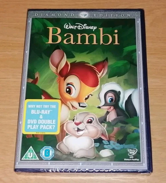 Diamond Edition BAMBI DIAMOND EDITION (DVD) Walt Disney 5th Animated Movie / New ...