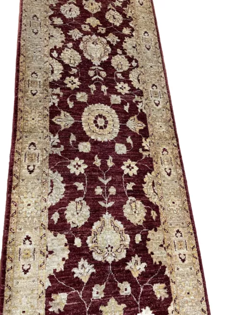 Original Ziegler Handgeknüpft Top Qualität Rot 335x75 Farahan