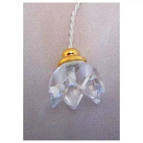 Dolls House Lily Clear Ceiling Light 12v Miniature 1:12 Scale (DE122A)