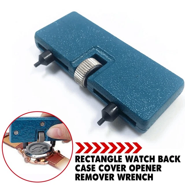 Adjustable Rectangle Watch Back Case Cover Opener Remover Wrench Repair T (