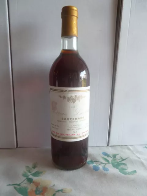 Vin   Sauternes  1981
