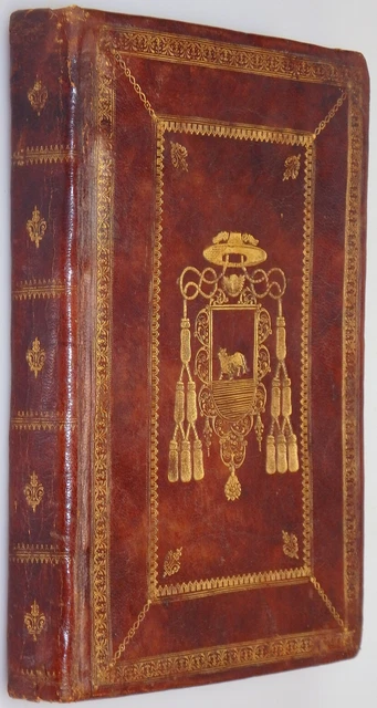 Bischof Einband Maroquin Zeremonienbuch Caeremoniale Episcoporum Rom Kupfer 1651