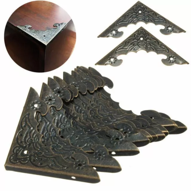 Carved Jewelry Box Corner Brackets Protect Cover Corner Foot Corner Protector
