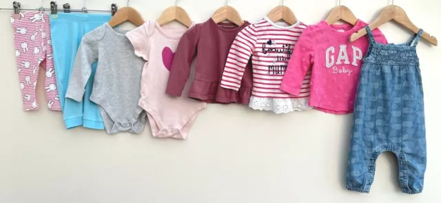 Baby Girls Bundle Of Clothing Age 3-6 Months Gap H&M Tu