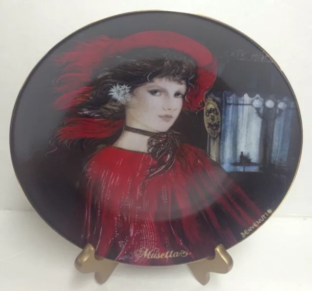 Le Porcellane Fontana dei Medici "MUSETTA"  1986 Collector Plate NIB