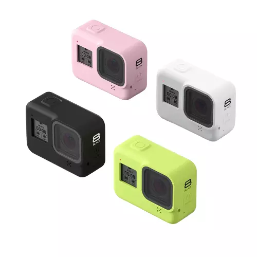 Gopro Hero 8 - 12 Silicone Case Full Protective Body Skin Action Camera Lens Cap