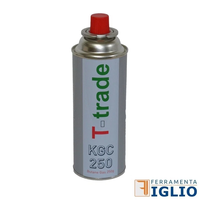 Bomboletta GAS BUTANO KEMPER bombola 190gr ricarica bbq, fornello e Bomboletta GAS BUTANO KEMPER bombola 190gr ricarica bbq, fornello e