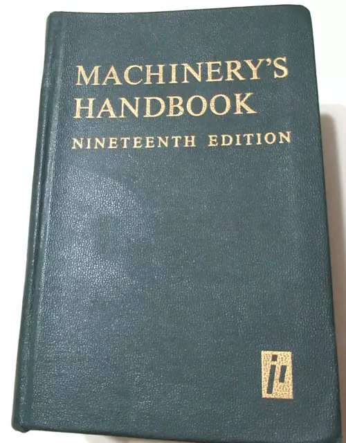 Vintage Machinerys Handbook 19TH Edition