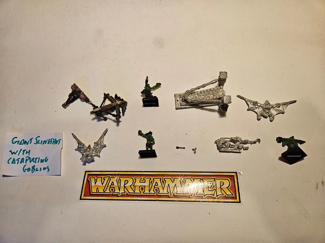Games Workshop Warhammer - Goblin Doom Diver Catapulte - Metal - Neuf En Boîte