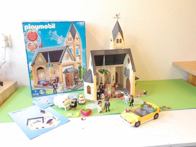 Playmobil église Jeu Mariage #4296 - NEUF En Boite - Vintage Années 90