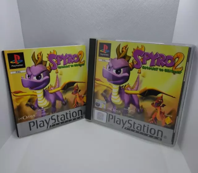 Spyro 2 Gateway To Glimmer Platinum PAL (Sony PlayStation 1) Platinum