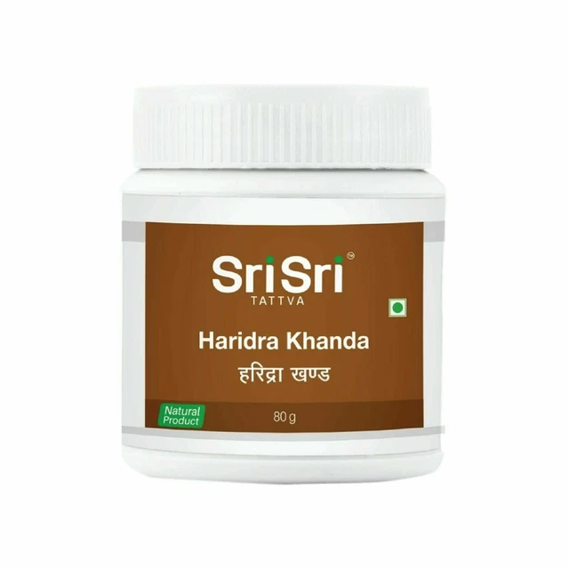 Sri Sri Tattva Ayurvedic Haridra Khanda Churna 80gm for anti allergic formula