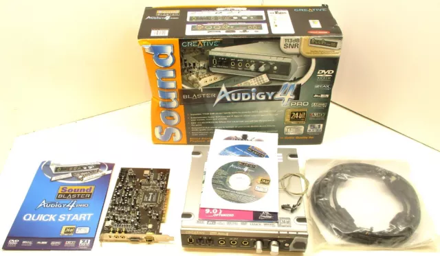 Creative Labs 2004 Sound Blaster Audigy4 PRO Juego en caja de tarjetas de sonido