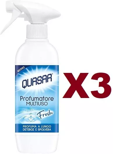 3 Quasar Profumatore Multiuso Oriental profuma deterge spolvera