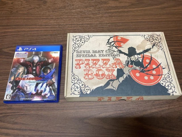 Ｄｅｖｉｌ　Ｍａｙ　Ｃｒｙ　４　Ｓｐｅｃｉａｌ　Ｅｄｉｔｉｏｎ　ＰＩＺＺＡ　ＢＯＸ Devil May Cry 4 Special Edition Pizza Box PS4 NTSC-J CIB