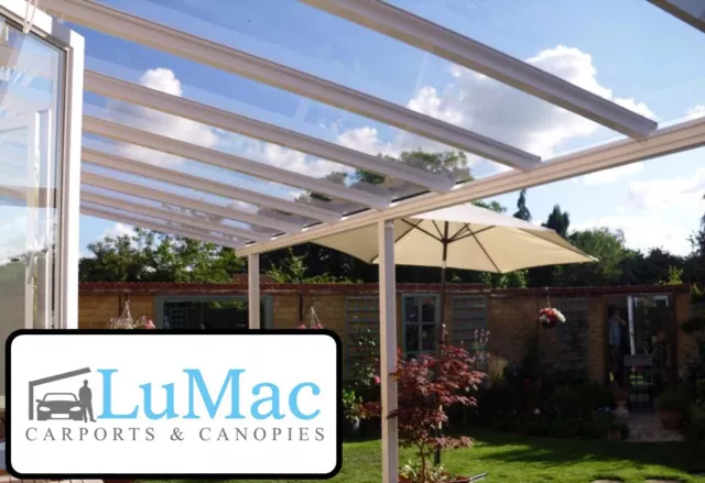 Clear as Glass canopy, Patio canopy, Garden room, Carport, Hot tub cover, Awning