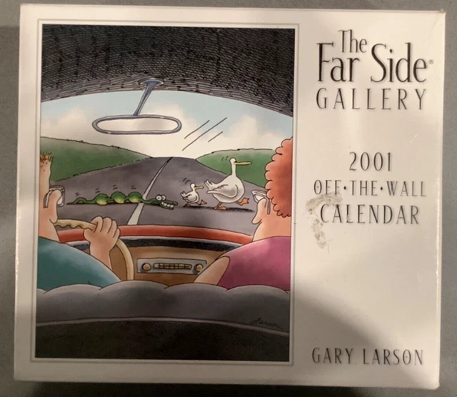 2001 THE FAR Side Gallery OffTheWall Calendar Gary Larson W/ Original