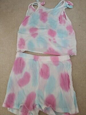 Girls Tu Tie Dye Outfit Top And Shorts Age 6
