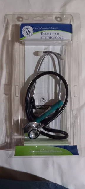 Prestige Medical Dual Head Stethoscope Model S108 Black