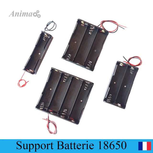 Batterie 74 Ah Coupleur Batterie 18650 Support Boitier 1 2 3 4 Piles Li-ion 3.7 Batterie Velo - Foto 2