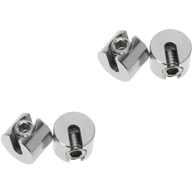 4 Pcs Serre-câble Métallique Acier Inoxydable 316 Pour Serre-câbles En